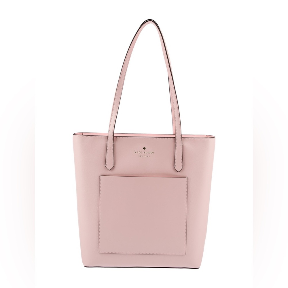 Kate Spade. Daily Tote. Chalk Pink. Zip Closure. 12.44" H x 4.2" D.